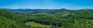 Landscape of Eastern Rhodopes mountain in Bulgaria near Kardzhali town