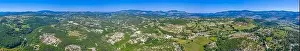 Forest Hill Prints: Landscape of Eastern Rhodopes mountain in Bulgaria near Smoljan town