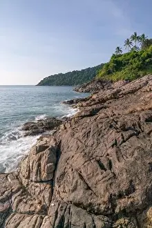 Landscape nature scenery view of Beautiful tropical sea with Sea coast view in summer season Nature Landscape