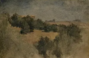 1853 Prints: Landscape near Palestrina, 1853