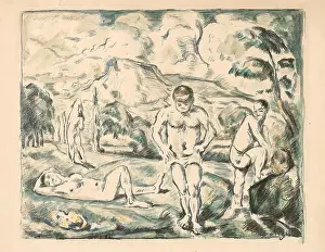 National Gallery Of Art Prints: Large Bathers. Paul Cézanne (French)