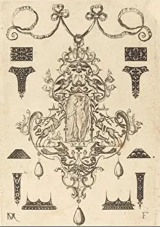 Motifs Prints: Large Pendant by Daniel Mignot