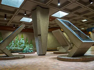 Edmonton Prints: large periscope statues in Alberta legislature in Edmonton