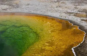 Geyser Prints: large prismatic fountain, yellowstone-united states