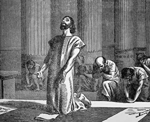 Gospels Prints: A late 19th Century illustration from the Books of Kings and Chronicles