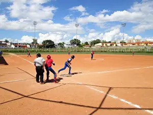 Teens Prints: Latin America Baseball, Venezuelan kids play baseball