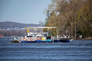 Ferries Prints: Laval-sur-le-Lac Île Bizard ferry in Montreal - Paule II