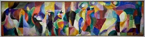 "Le Bal Bullier", 1913, Sonia Delaunay, Centre Pompidou, Paris, France, Europe