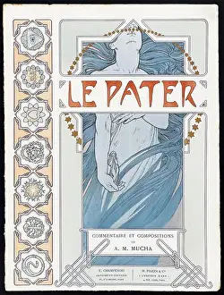 Le Pater is an illustrated edition of The Lord's Prayer created by Alphonse Mucha. 1899