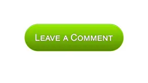 Testimonial Prints: Leave a comment web interface button green color, client feedback, questionnaire