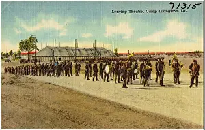 Brothers Prints: Leaving theatre, Camp Livingston, La