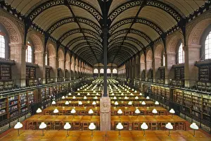 Learning Prints: Lecture hall of Sainte Genevieve Library