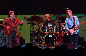 Left Prints: (From left to right) Bassist Jack Bruce, drummer Ginger Baker and Eric Clapton of Cream