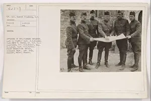 American Flag Prints: Left to right: Capt. R.G. Stoehr, Capt