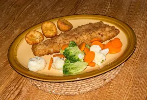 Potatoes Prints: Lemon and black pepper fish dinner