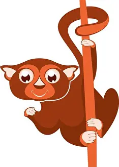 Lemur Prints: Lemur or sloth original illustration