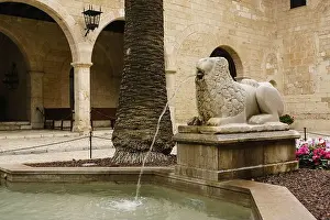 Fuente Prints: leon del patio del Brollador, palacio real de la Almudaina