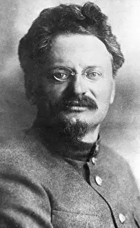 Leon Trotsky, professional revolutionary and founder of the Red Army. (undated photo)