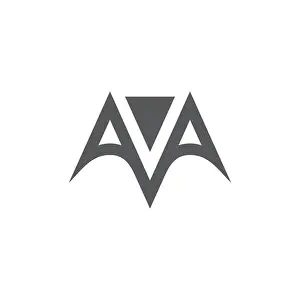 Rhombus Prints: letter ava simple geometric logo vector