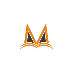 Meow Prints: letter m cat ear hair symbol vector