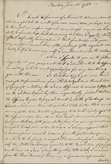 Letter from Nathaniel Appleton, text, Correspondence, 1780
