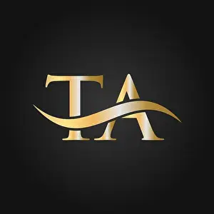 Corporate Identity Prints: Letter TA Logo Design Template