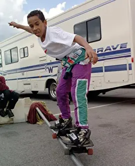 Formula 1 Prints: Lewis Hamilton's early karting career