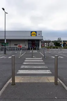 Supermarket Prints: Lidl store in Longwell Green, Bristol, UK