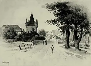 Liebscher, Karel - Rakovník, u východní brány (1900)