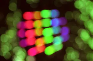 Refraction Prints: Light abstract showing colours of the spectrum