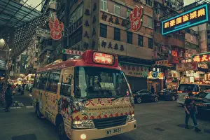 Hong Prints: Light Bus Hong Kong