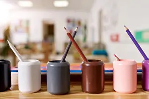 Holder Prints: Light class in Montessori kindergarten