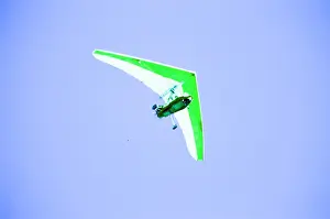 Abstracts Prints: Light weight glider plane Margarita Island 219