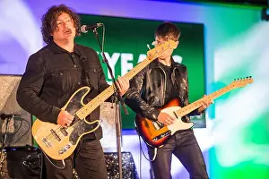 On Stage Prints: The Lightening Seeds perform at a Carlsberg event held at the home of Liverpool FC