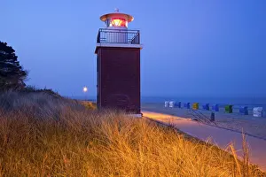 Schleswig Holstein Prints: Lighthouse Olhörn, Wyk, island Föhr