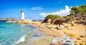 Images Dated 8th September 2015: Lighthouse, Palau, Costa Smeralda, Sardinia Island, Italy