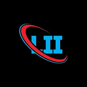 Linked Prints: LII logo. LII letter. LII letter logo design