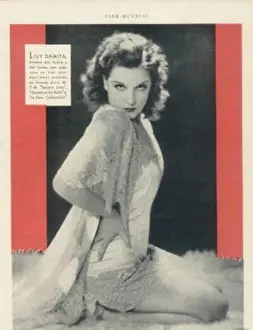 Entertainment Industry Prints: Lili Damita Argentinean Magazine AD 3