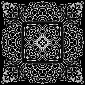 Motive Prints: Line pattern design.Black and white seamless linear vector illustrations