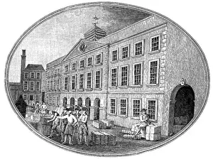 Linen Hall, Dublin 1783. Designed by by Thomas Burgh in 1722, opened 14th November 1728. Capel Street, Dublin, Ireland. TB