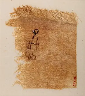 Upper Egypt Prints: Linen mark (Type III). Dimensions: H