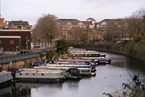 Watercraft Prints: Lisson Grove Mooring, Regent's Canal