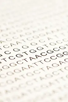 Biotechnology Prints: List of dna testing letters