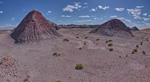 Rock Formations Prints: The Little Teepees on the north side of Haystack Mesa in Petrified Forest National Park