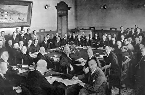 Politicians Prints: Locarno diplomatic conference, October 1925