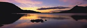 Loch Prints: Loch Assynt west Sutherland at sunset Scottish Highlands