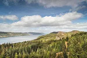 Inverness Prints: Loch Ness view from Farigaig in Scotland