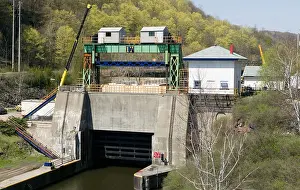 Upstate Prints: Lock 17 seventeen on New York State Barge Canal formerly Erie Canal Little Falls New York