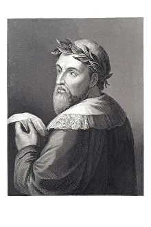 Observe Prints: LODOVICO ARIOSTO Italian writer epic poem Orlando Furioso MORGHEN