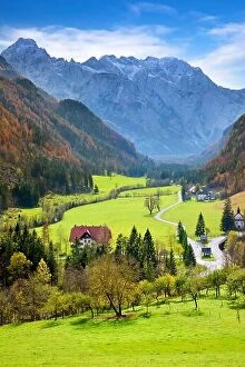 Images Dated 23rd October 2018: Logar Valley, Slovenian Alps, Slovenia
